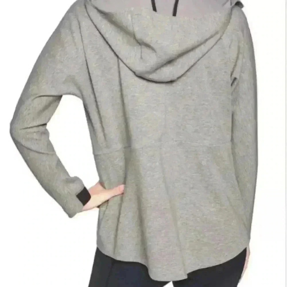 Athleta Women's Hoodie Small Modern Life Full Zip Grey Athletic Running Gym - Picture 13 of 13
